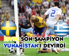 İsveç son şampiyon Yunanistan'ı devirdi
