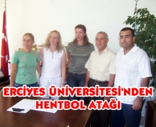 Kayseri Erciyes Üniversitesi'nde hentbol atağı