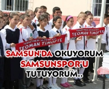 Samsun'da okuyorum Samsunspor'u tutuyorum...