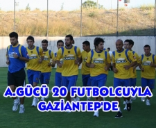 Ankaragücü Gaziantep'e 20 futbolcuyla gitti