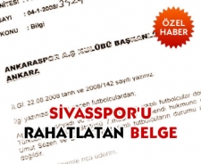Klasspor farkıyla...Sivasspor'u rahatlatan belge
