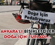 Ankara'da bisiklet şenliği başarı ile yapıldı