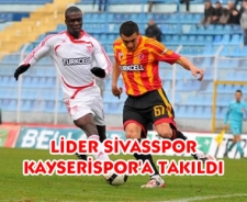 Sivaspor Kayserispor'a takıldı