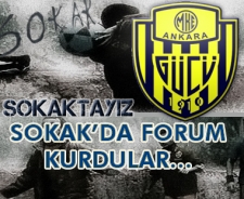 Sokak'da forum kurdular....