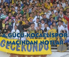 Ankaragücü Kocaelispor maçından notlar