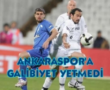 Ankaraspor'a final için galibiyet yetmedi