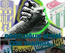 Ankaragücü Bursaspor dostluğu sitede yaşayacak