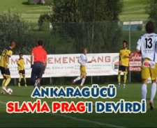 Ankaragücü Slavia Prag'ı devirdi
