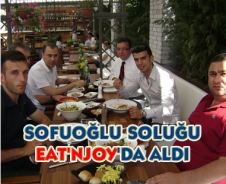 Sofuoğlu, soluğu Eat'njoy'da aldı