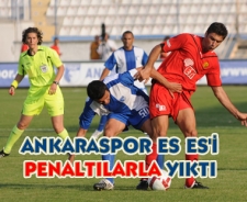 Ankaraspor Es Es'i penaltılarla yıktı