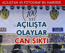 Ankaragücü açılışında olaylar can sıktı...