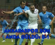 Ankaraspor Antalya'da son anda güldü: 0-1