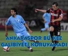 Ankaraspor bu kez son dakikalarda üzüldü: 1-1