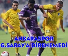 Ankaraspor G.Saray'a direnemedi: 0-2