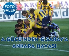 A.Gücü'nden G.Saray'a Ankara havası: 3-0