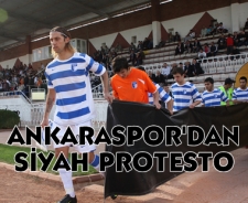 Ankaraspor'dan siyah protesto