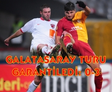 Galatasaray turu garantiledi: 0-3