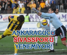 Ankaragücü Sivasspor'u yenemiyor