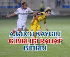 A.Gücü kaygılı G.Birliği rahat bitirdi