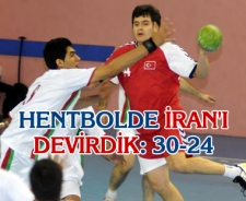 Hentbolde İran'ı devirdik: 30-24