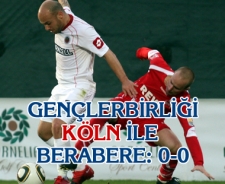 Gençlerbirliği Köln ile berabere...