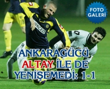 Ankaragücü Altay ile yenişemedi: 1-1