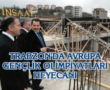 Trabzon'da Avrupa Gençlik Olimpiyatları heyecanı