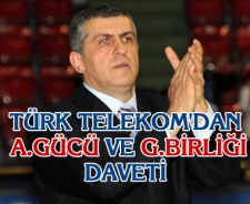 Telekom'dan A.Gücü ve G.Birliği taraftarına davet