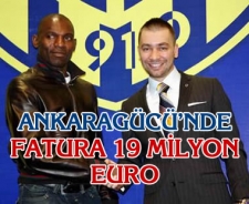 Ankaragücü'nde fatura 19 milyon Euro