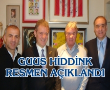 Guus Hiddink resmen açıklandı