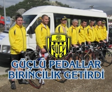 Güçlü pedallar birincilik getirdi..