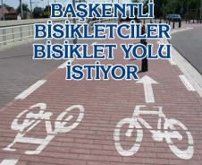 Başkentli bisikletciler bisiklet yolu istiyor