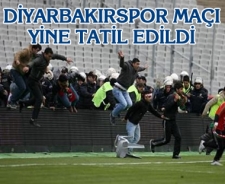 Diyarbakırspor maçı yine tatil edildi
