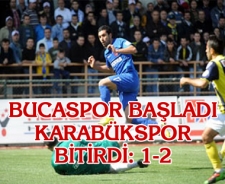 Bucaspor başladı Karabükspor bitirdi: 1-2