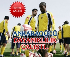 Ankaragücü dayanıklılık çalıştı...