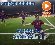 Messi böyle istedi... Messi: 4 Arsenal: 1