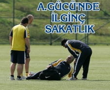 Ankaragücü'nde ilginç sakatlık