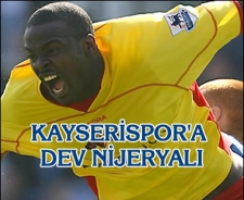 Kayserispor'a dev Nijeryalı