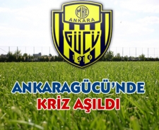 Ankaragücü'nde kriz aşıldı