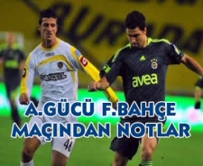 A.Gücü F.Bahçe maçından notlar