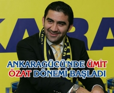 Ankaragücü'nde Ümit Özat dönemi resmen başladı...