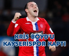 Kris Boyd'u Kayserispor kaptı