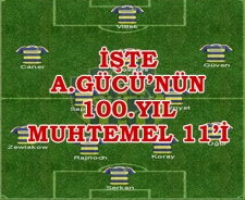 İşte Ankaragücü'nün 100. yıl 11'i