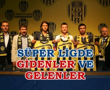 Süper Lig'de gidenler ve gelenler