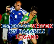 En golcü Vittek en başarılı Lugano