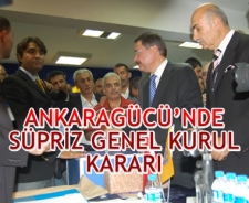 Ankaragücü'nde süpriz genel kurul kararı...