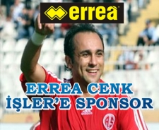 Errea Cenk İşler'e sponsor oldu