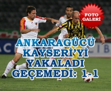 Ankaragücü-Kayserispor'u yakaladı geçemedi: 1-1