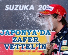 Japonya'da zafer Vettel'in...