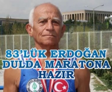 83'lük Erdoğan Dulda maratona hazır